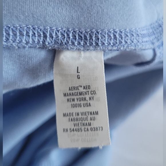 Aerie Blue Biker Shorts - Picture 6 of 9